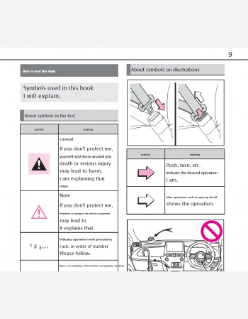 toyota aqua hybrid 2024 owners manual in english